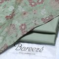 Bareeze Embroidered 2 Piece Unstitched Ladies Suit – Premium Printed & Embroidered Fabric. 