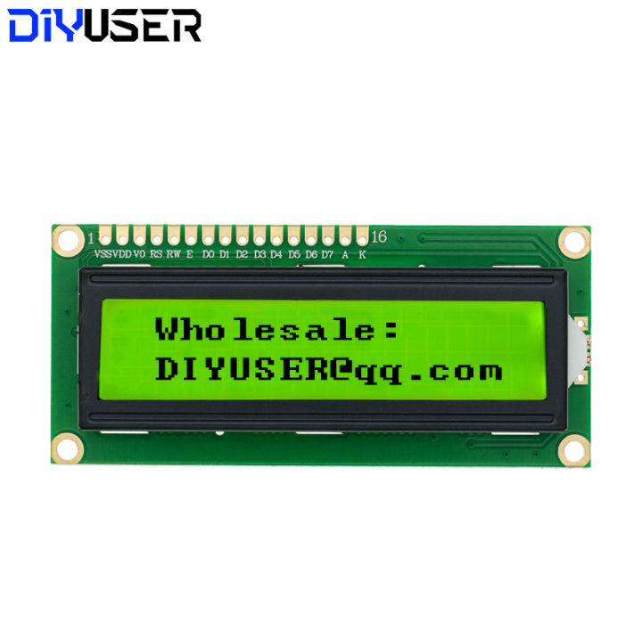 LCD1602%201602%20LCD%20Module%20Blue%20/%20Yellow%20Green%20Screen%2016x2%20Character%20LCD%20Display%20PCF8574T%20PCF8574%20IIC%20I2C%20Interface%205V%20-%20Image%203