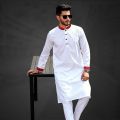 Stylish & Fashionable 100% Indian Cotton Panjabi For Men ..