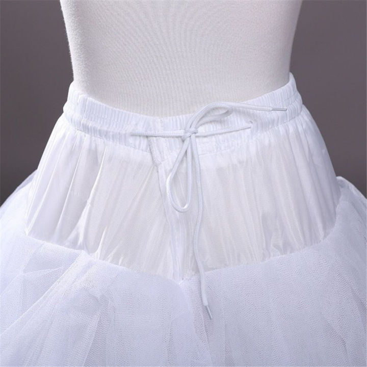 4/6/8%20Layers%20Tulle%20Crinoline%20Skirt%20Hoopless%20Petticoat%20Underskirt%20for%20Bridal%20Wedding%20Dresses%20-%20Image%203
