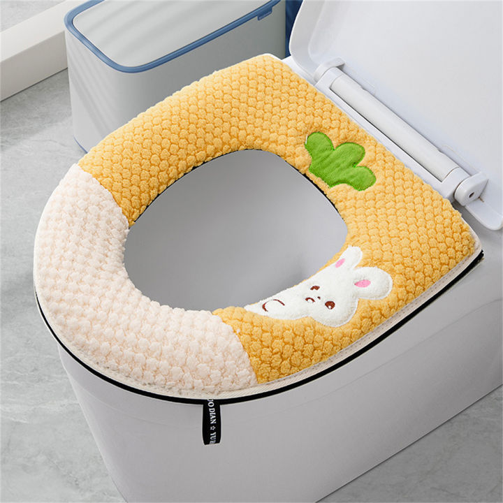 Home%20new%20cartoon%20toilet%20cover%20plus%20velvet%20toilet%20seat%20cover%20thickened%20zipper%20cartoon%20toilet%20mat%20to%20protect%20pregnant%20women%20confin%20-%20Image%205