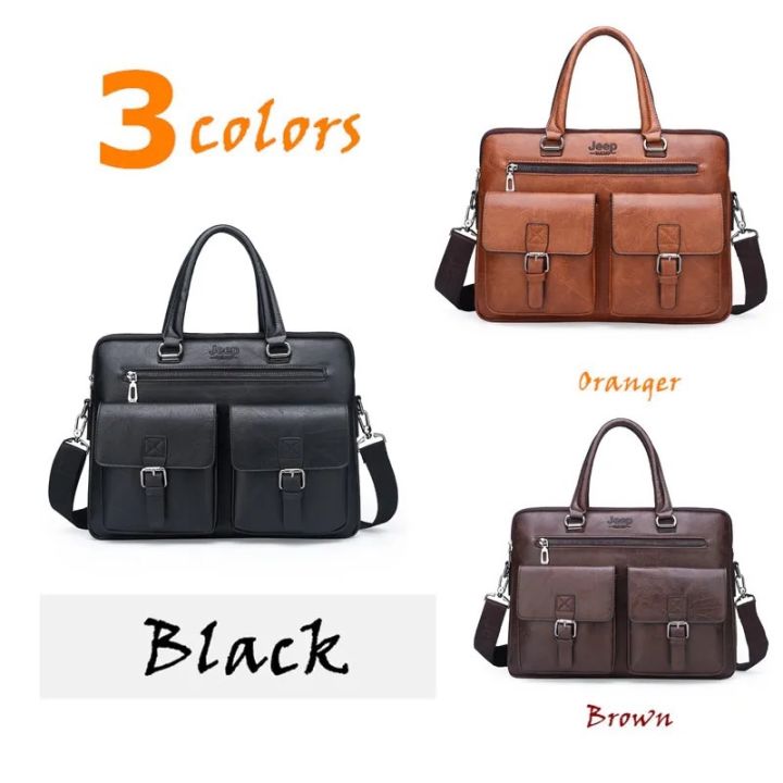 leather expired jeep briefcase business bag