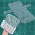 5pc White Plastic Mesh Sheet for DIYKnitting Bag &Creative Woven Art Craft, DIY Liner Bag Material, Durable Weave Design Pattern. 
