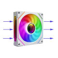 PRISM 4 PRO ARGB CPU Fan 4PIN PWM Silent Chassis Fan 120mm Infinite Mirror 5V 3PIN Motherboard Light Sync Case Cooler Fan. 