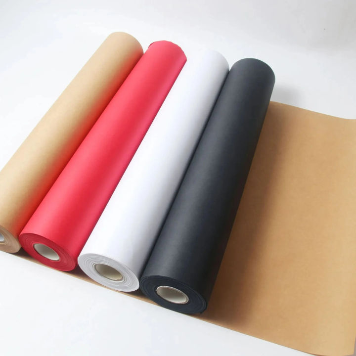 11.8inch x 16.4ft Kraft Paper, Handicrafts Wrapping Paper, DIY Flowers And s, Degradable Buffer Environmental Paper