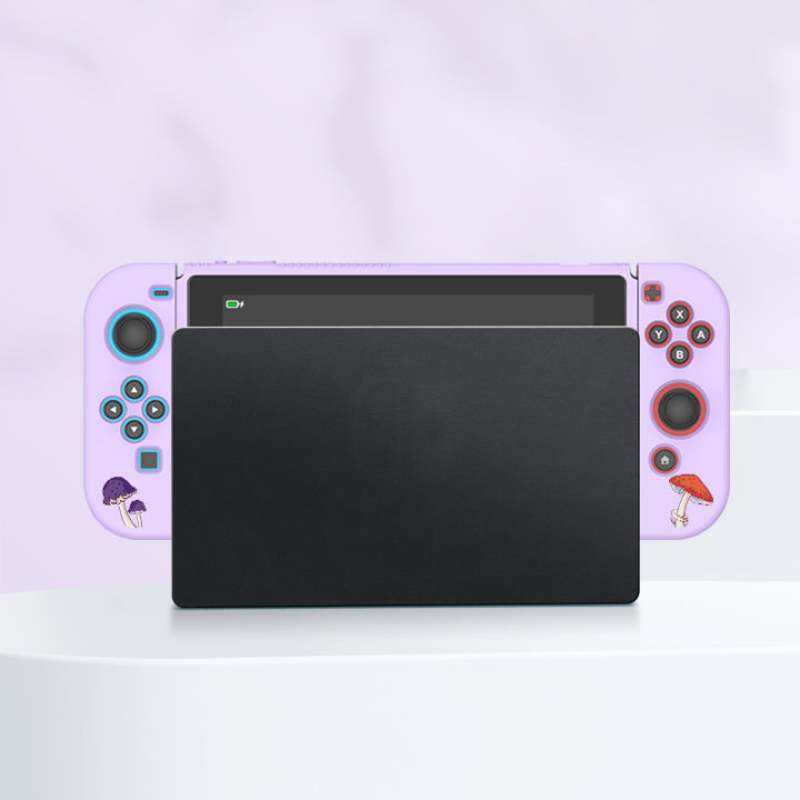 Round%20Mushroom%20Protective%20Case%20for%20Switch%20Oled,%20Soft%20TPU%20Slim%20Cover%20for%20Nintendo%20Switch%20Console,NS%20Game%20Accessorie%20-%20Image%205