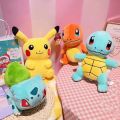 20-25CM Pokemon Pikachu Plush Doll Toy Anime Kawaii Squirtle Charmander Bulbasaur Stuffed Toys Cartoon Children Birthday . 