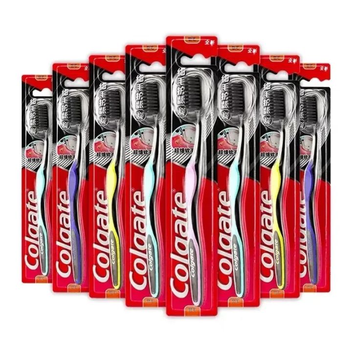 8PCS%20Random%20colors%20%20Bamboo%20Charcoal%20Toothbrushes%20-Fine%20Soft%20Bristles,Oral%20Health,%20Adult%20Family%20Pack,%20Gentle%20Teeth%20Cleaning%20Tools%20-%20Image%202