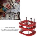Router Lift Base Aluminum Alloy Router Table Saw Insert Plate Lifting System Base Kit for Small Trimming Machines.