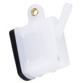 1Pc White Plastic Universal Brake Reservoir Front Fluid Oil Cup Motorcycle Master Cylinder. 