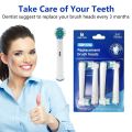 Toothbrush Head Compatible with Oral b Braun Electric Toothbrush, Precision Replacement Brush Heads for Pro Smart Genius, Effici. 