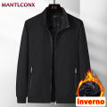 Luxury Men's Winter Coats Business Casual Thicken Inner Men's Winter Jacket Fleece Inner Parkas Man Thermal Warm Outerwear L-3XL ja 3. 