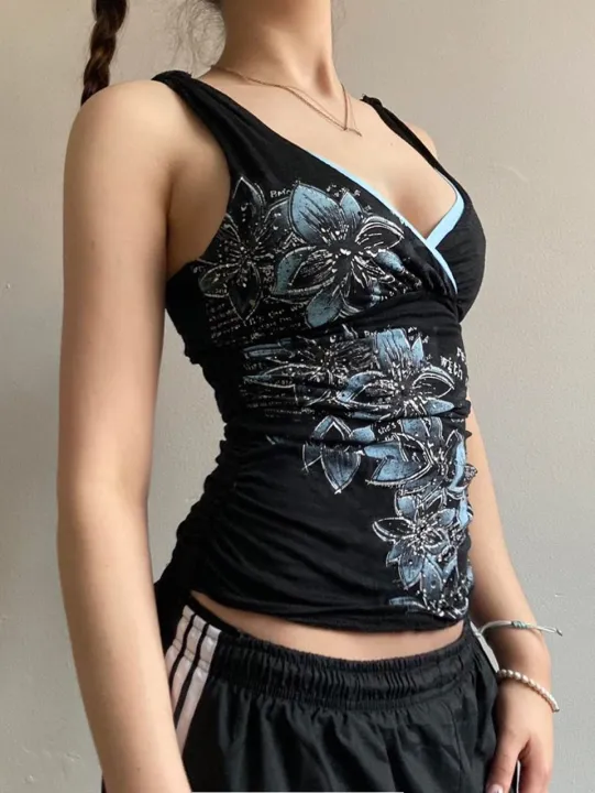 Women's%20Slim%20Fit%20Crop%20Tops%20Girl%20Emo%20Streetwear%202000s%20Y2K%20Summer%20tops%20Vintage%20T-shirt%20Graphic%20Print%20O%20Neck%20Hanging%20neck%20vest%20Tee%20-%20Image%205