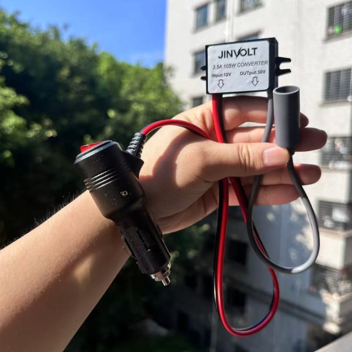 Starlink%20Mini%2012V%20Adapter,%20DC%2012V%20Power%20Cord%20Converter%20for%20Starlink%20Mini%20Power%20Supply%20Step%20Up%20to%2030V%203.5A%20Conversion%20Kit%20DC%20Male%20-%20Image%202