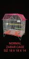 Zarar Normal Folding Birds Cage / Parrots Cage / Normal Cage (Size 18x14x18 Inches). 