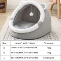 Cute Cat Bed for Indoor Small and Large Cats Dog Tent Soft Pet Kitten House Cozy Puppy Cushion. 