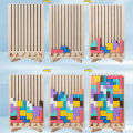 3D Wooden Puzzle, Building Blocks, Puzzle Game, Baby Logic Training Puzzle Toys, Parent-Child Interactive Games. 