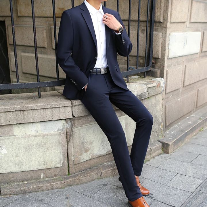 Men's%20M-10XL%20Spring%20New%20Wedding%20Fashion%20Handsome%20Suit%20Business%20Cargo%20Trousers%20Plus%20Size%20Two%20Sets%20Fat%20Friendly%20Clothing%20-%20Image%203