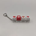 1pc Keychain For Girls Decompression Toy Finger Keyboard Toy Key Chain For Women Party Mechanical Keyboard Shaft Tester.