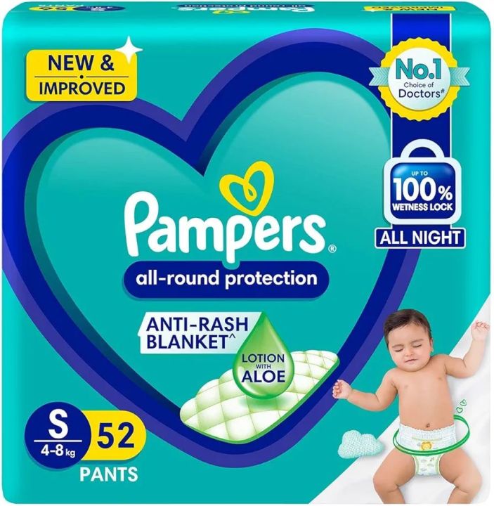 Pamper Pants 52 Small ( 4 to 8 kg)