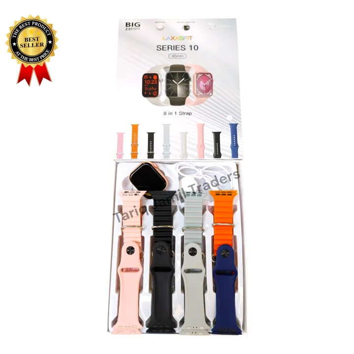 Best%20For%20Girls%20Beautiful%20Laxafit%2010%20Smart%20Watch%20with%208%20Straps%20-%20Image%202