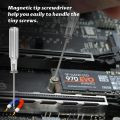 50PCS M.2 SSD Screw Kit with Screwdriver NVMe SSD Screws for PC Laptop Repair Phillips Flat Head Stainless Steel.