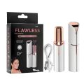 Premium USB Rechargeable Electric Facial Hair Removal Device for Women, Portable Waterproof with LED Light, 18K Gold Plated, Safe & Painless. 