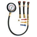Quick Connection Fuel Pressure Tester Gauge Tools Kit 0-100 PSI with 9.49, 7.89, 6.30 Fuel Line Suitable for More Car RV Engine.
