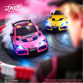 1:43 Supra 1087X RC Drift Car Diecast Metal Body Gyro 4WD Full Proportional Mini RC Vehicle Static Grade Model for Collectors.