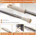 Ceiling Fan Cleaner Duster with Extension Pole - Microfiber Cleaning Tool Extended Long Handle for High Ceiling. 