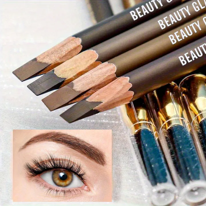 2024%20BEAUTY%20GLAZED%20Eyebrow%20Pencil%20With%20Brushes%20Waterproof%20Brow%20Pencil%204%20Colors%20Long-lasting%20Formula%20Double%20head%20Eyebrow%20Pencil%20-%20Image%203