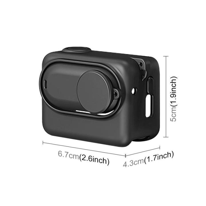 PULUZ%20Silicone%20Protective%20Case%20For%20Insta360%20GO%203S%20Cover%20with%20Lens%20Cap%20&%20Strap%20Protective%20Case%20Camera%20Accessories%20-%20Image%202