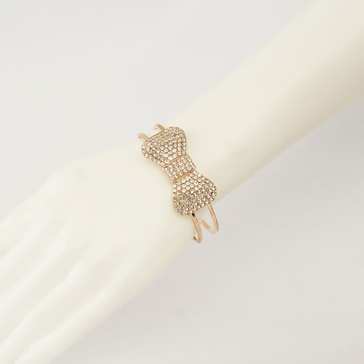 Crystal%20Bowknot%20Open%20Cuff%20Bracelet%20%E2%80%93%20Fashion%20Charm%20Chain%20Bangle%20for%20Women,%20Birthday%20Gift%20-%20Image%205