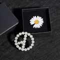Fashion Brooches Daisy Enamel Pin Couples Custom Badges Clothes Backpack Jewelry Gift for Best Friends now I'm your daisy. 