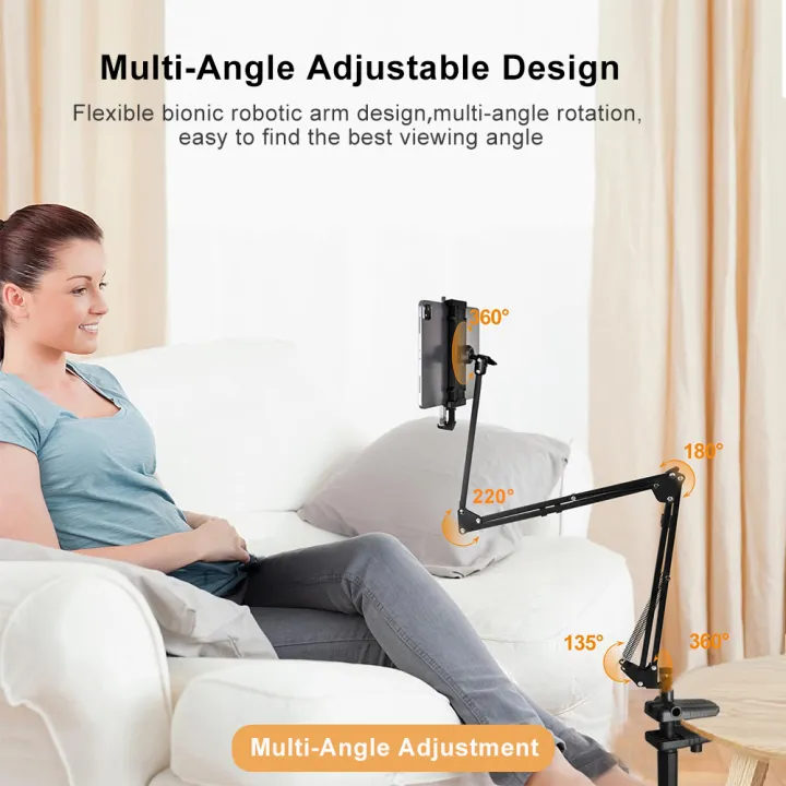 Tablet%20Stand%20Holder%20for%20Bed%20Rotatable%20Phone%20Stand%20for%204-12.9"%20iPad%20Pro%20%20Tab%20%20Pad%20Tablet%20Adjustable%20Holder%20Long%20Arm%20-%20Image%204