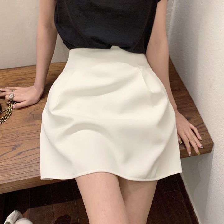 Xpqbb%20Korean%20Style%20White%20Mini%20Skirt%20for%20Women%20Streetwear%20High%20Wiast%20Puffy%20Short%20Skirts%20Ladies%20All-Match%20Simple%20A-line%20Y2K%20Skirt%20-%20Image%202