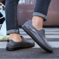 Simple Style Outdoor Work Commute Fishing Kitchen Non-Slip Waterproof Men's Flat-Soled High-Quality  Boots Rain Boots. 