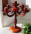 Handcrafted Wooden Modern Candle Stand. 