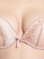 Nude Coloured Women Bra and Underwear Set. 