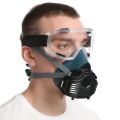 Silicone Dustproof Half Mask Suitable For Spray Paint House Decoration Grinding Self-Priming Dust Respirator Mask with Filter. 