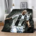 Football CR7 Printed Blanket Picnic Blankets Warm Blanket Soft and R-Ronaldos Comfortable Blanket Home Travel Birthday Gift. 