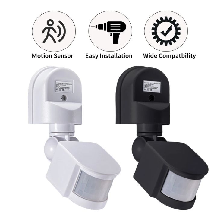 PIR Motion Sensor 220V 110V 12V Automatic Infrared Light Sensor Movement Detector Indoor LED Light Switch Human Presence Sensor