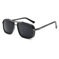 1/2/3PCS New Style Stylish Retro Car Sunglasses Thickened Double Beam Punk Men's Metal Sunglasses 877.