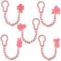 3/1 PCS Cute Cartoon Baby Pacifier Chain Clip Nipple Anti Drop Bracket Holder For Nipples Toddler Toys Baby Shower . 