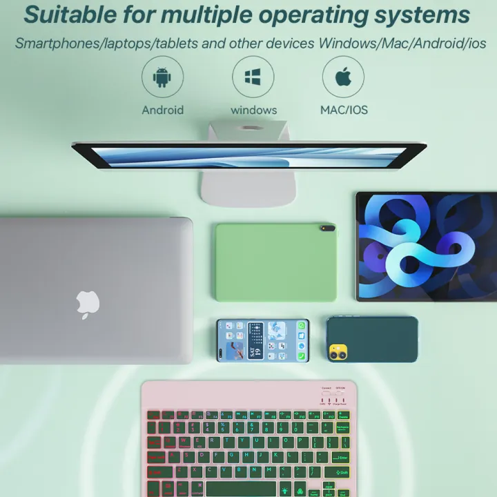 Wireless%20Backlit%20Keyboard%20For%20iOS%20Android%20Windows%20Systems%20Rechargeable%20Backlight%2010%20Inch%20Teclado%20For%20Mac%20iPad%20MatePad%20Laptop%20-%20Image%207
