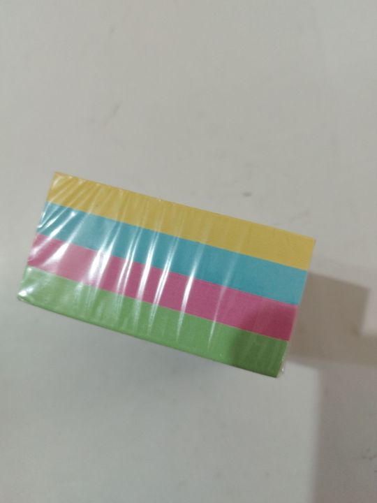 Sticky Notes Mixed Colour Comix 3x3 Inch 400 Sheets In Pack | Comix Easy Stick Sticky Notes - 76 x 76mm | 3 x 3 Inch | 400 Sheets