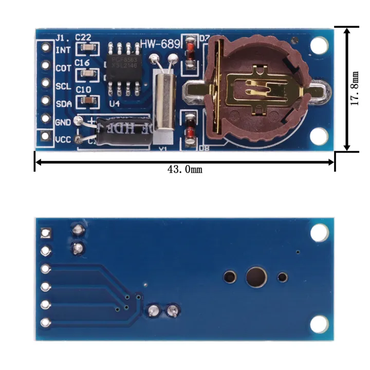 DS1302/DS1307/PCF8563/DS3231%20AT24C32%20I2C%20IIC%20Memory%203.3V-5V%20Real%20Time%20Precision%20RTC%20Clock%20I2C%20Module%20DS3231SN%20for%20Arduino%20-%20Image%203