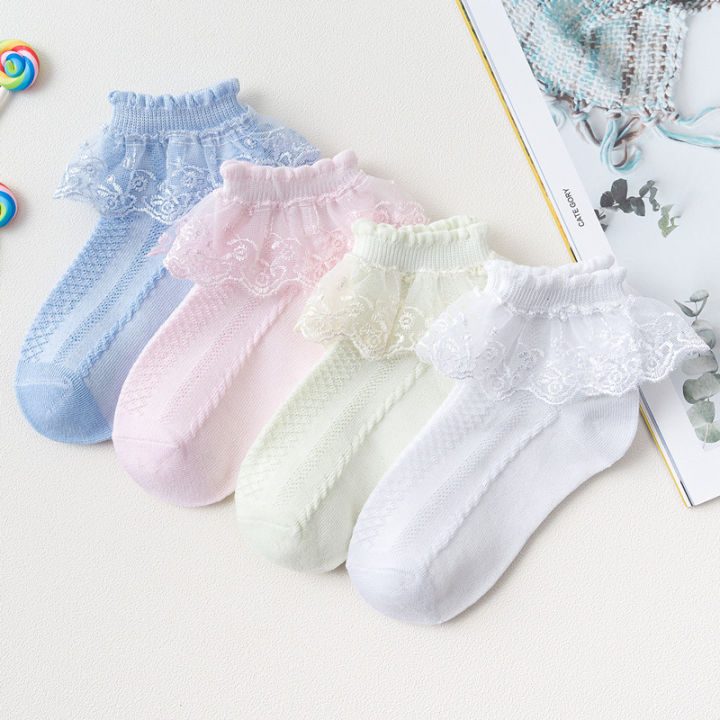 4%20Pairs%20Girls%20Lace%20Ruffle%20Socks%20Adorable%20Princess-Style%20Kids%20Dance-Ready%20Socks%20with%20Frilly%20Trim%20-%20Image%202