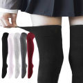 Fashion Leg Women Socks Over Knee Socks Solid Warmers Knee High Socks 5 Colors Optional. 