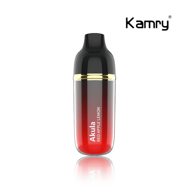 Kamry Akula 6000 Puff Disposable E-Cigarette Vape Red Apple Lemon Flavor